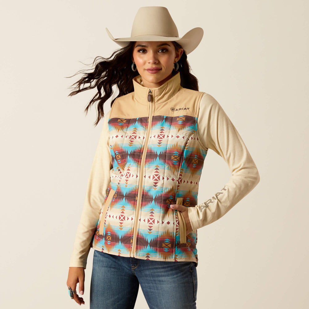 Crius Insulated Vest Women - SERRANO SOUTHWEST PRINT