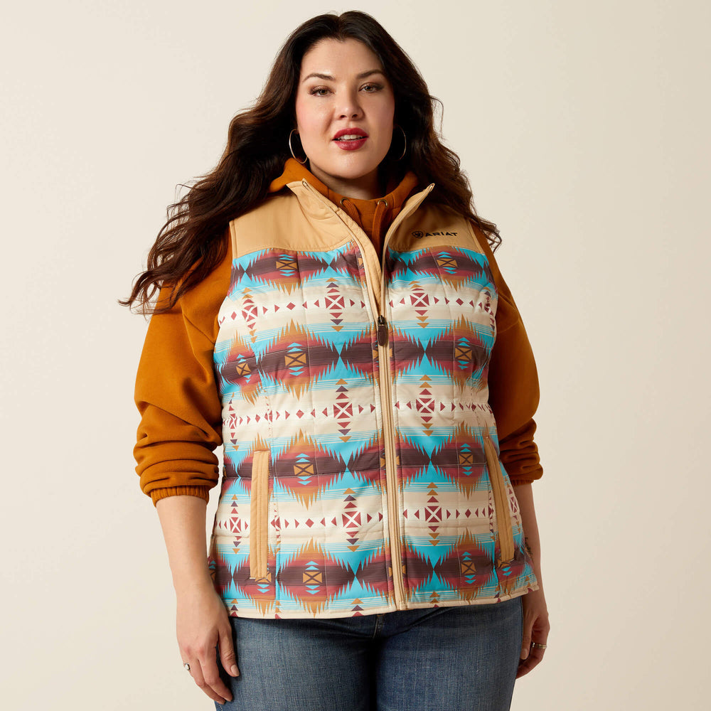 Crius Insulated Vest Women - SERRANO SOUTHWEST PRINT