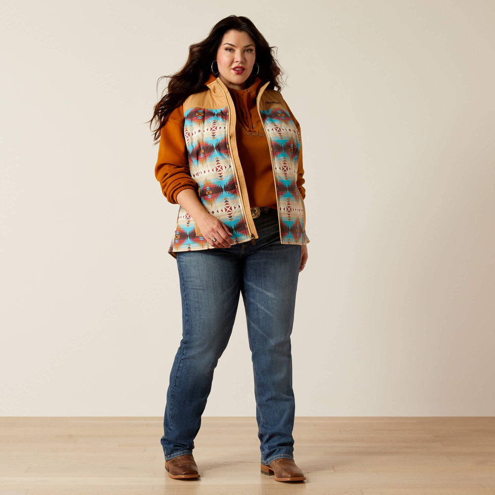 Crius Insulated Vest Women - SERRANO SOUTHWEST PRINT