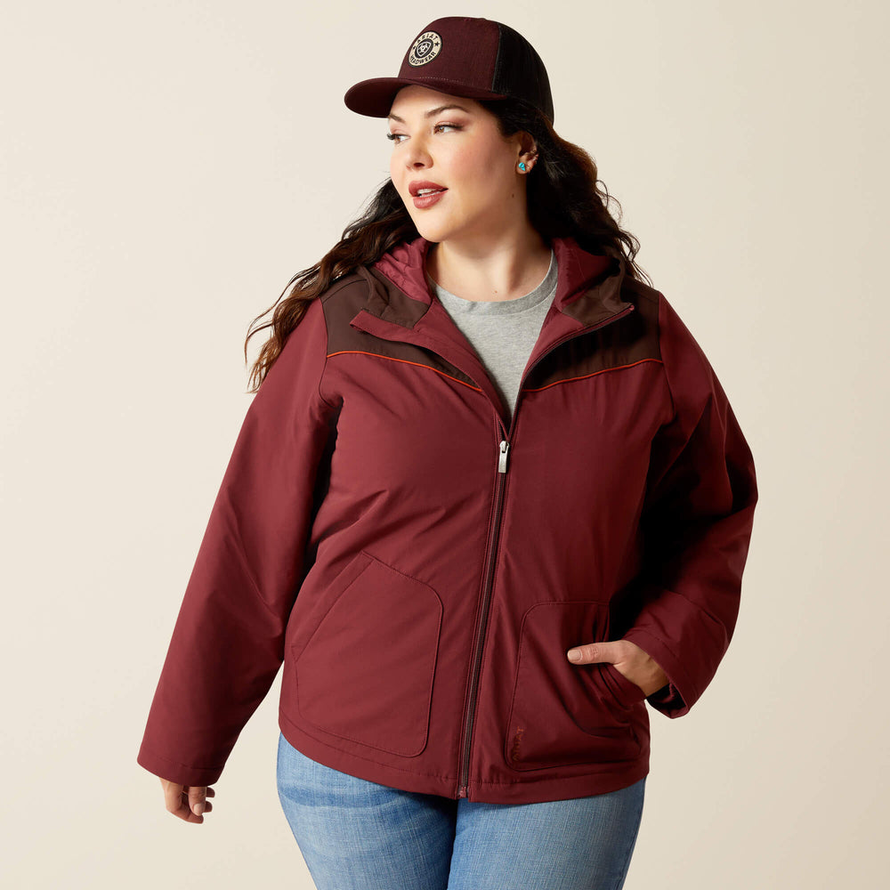 Pioneer StretchShell Jacket Women - TAWNY PORT/CHOCOLATE PLUM