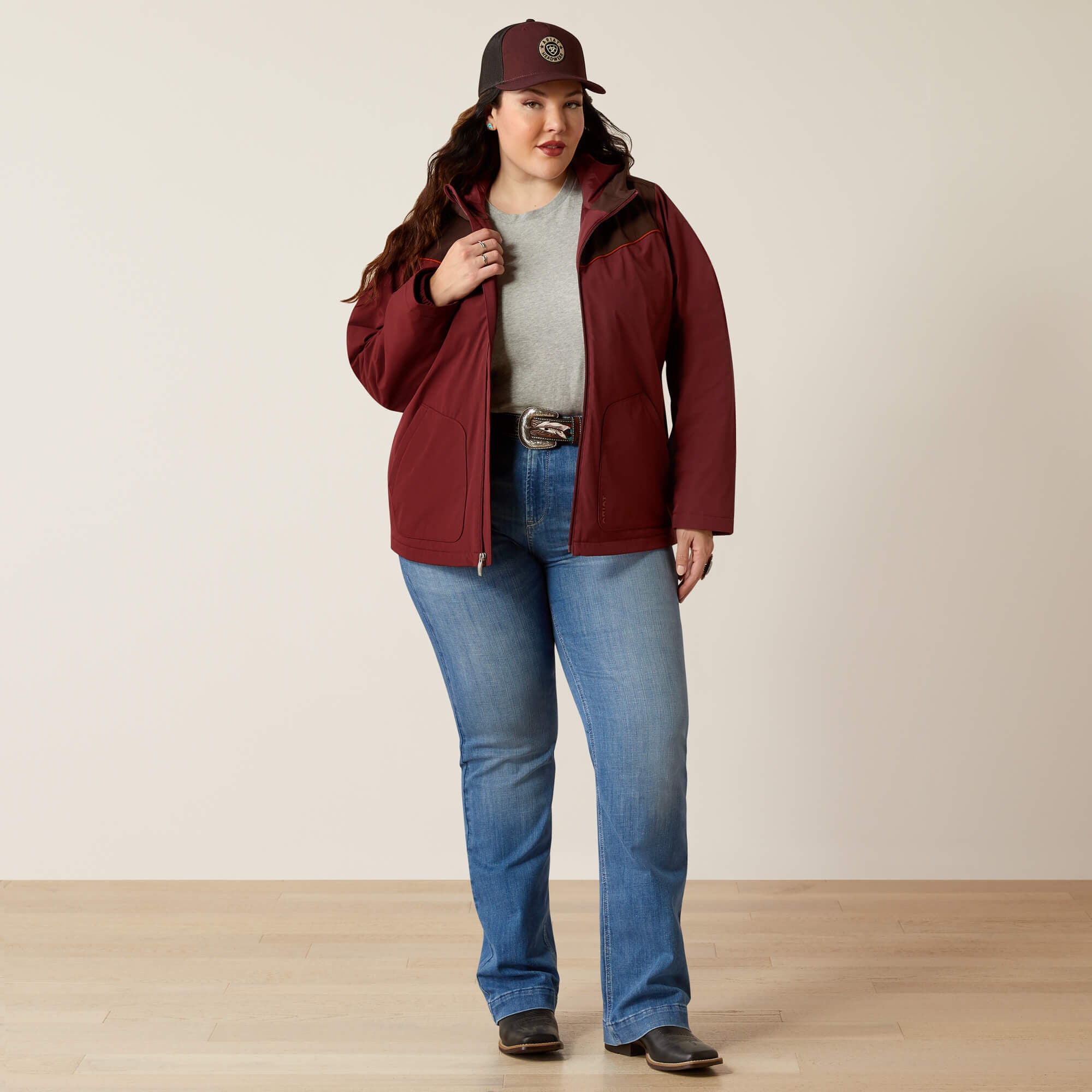 Pioneer StretchShell Jacket Women - TAWNY PORT/CHOCOLATE PLUM