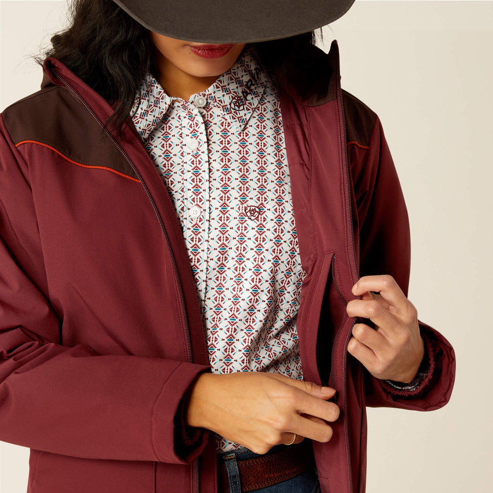 Pioneer StretchShell Jacket Women - TAWNY PORT/CHOCOLATE PLUM