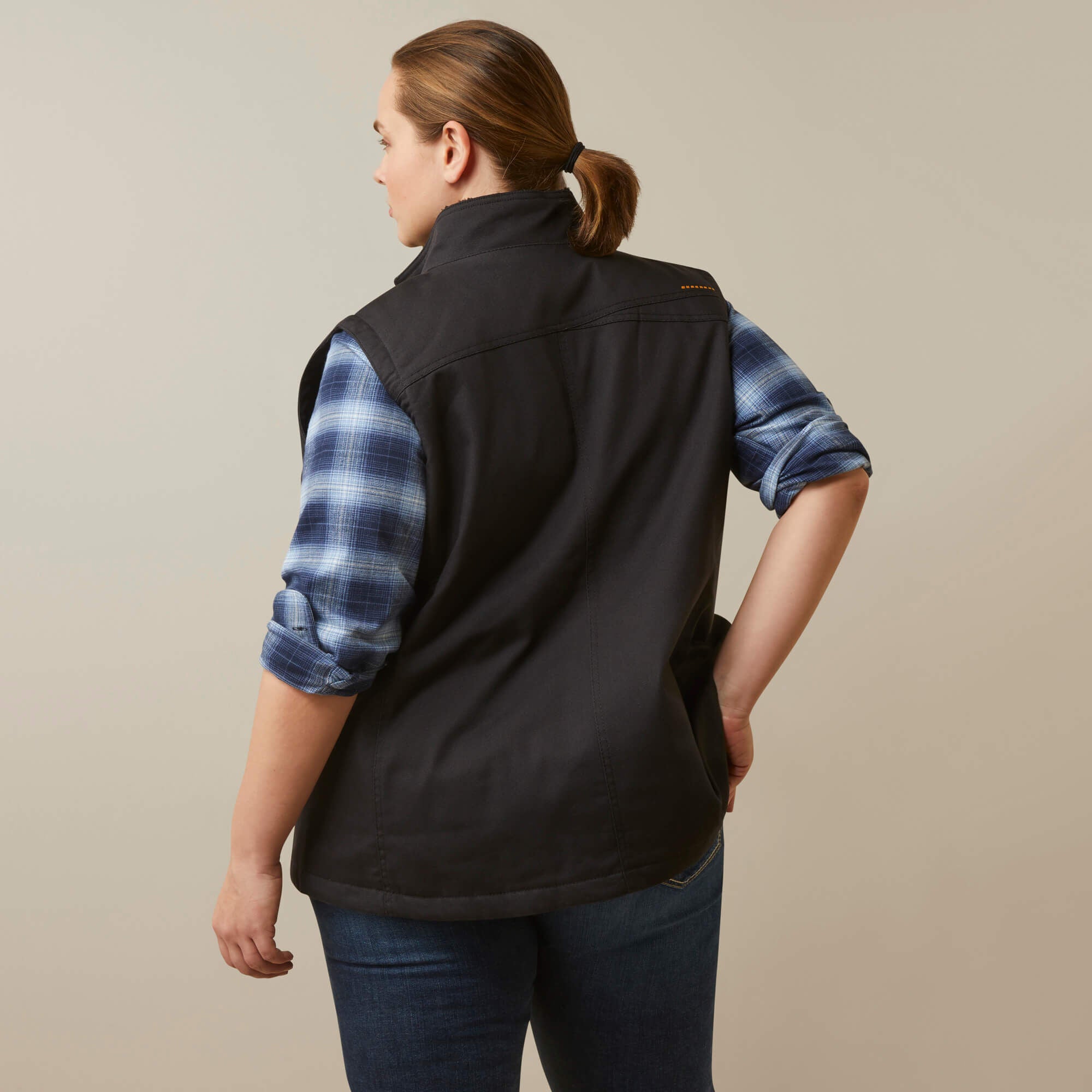 Rebar DuraCanvas Insulated Vest Women - BLACK