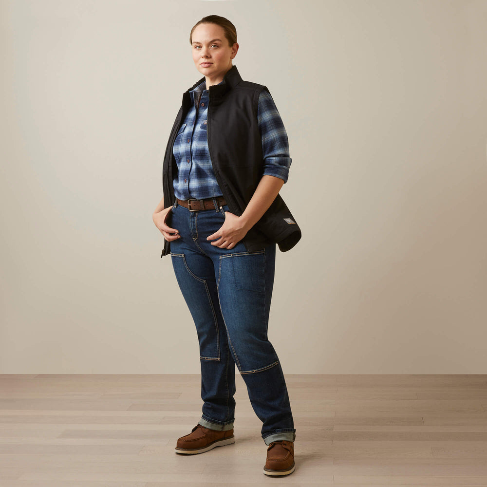 Rebar DuraCanvas Insulated Vest Women - BLACK
