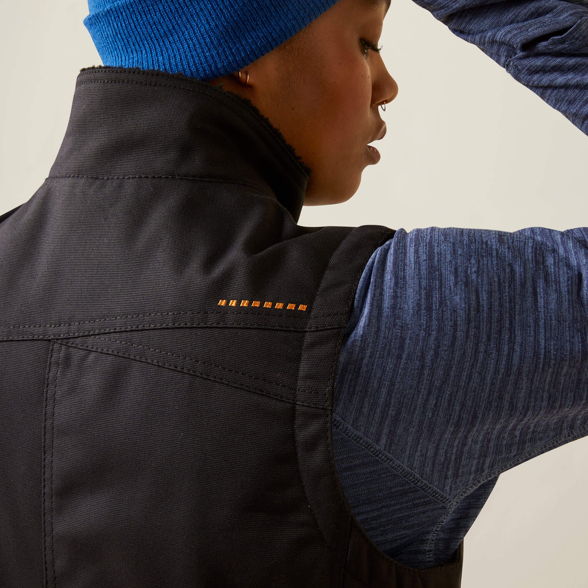 Rebar DuraCanvas Insulated Vest Women - BLACK