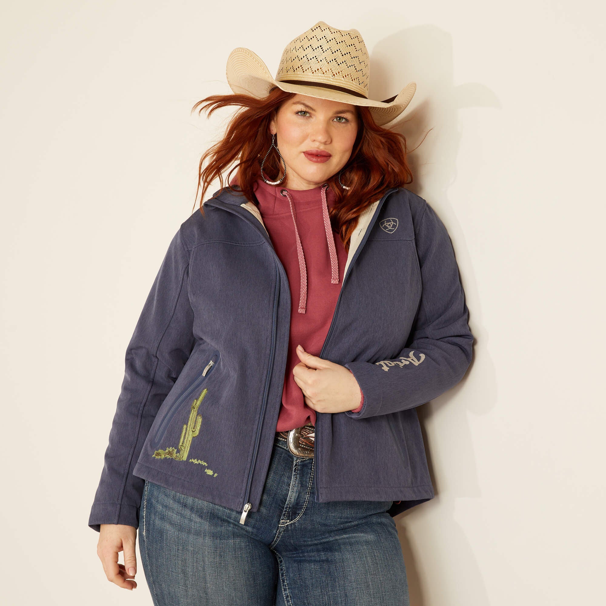 New Team Heritage Jacket Women - RIVERSIDE CHAMBRAY
