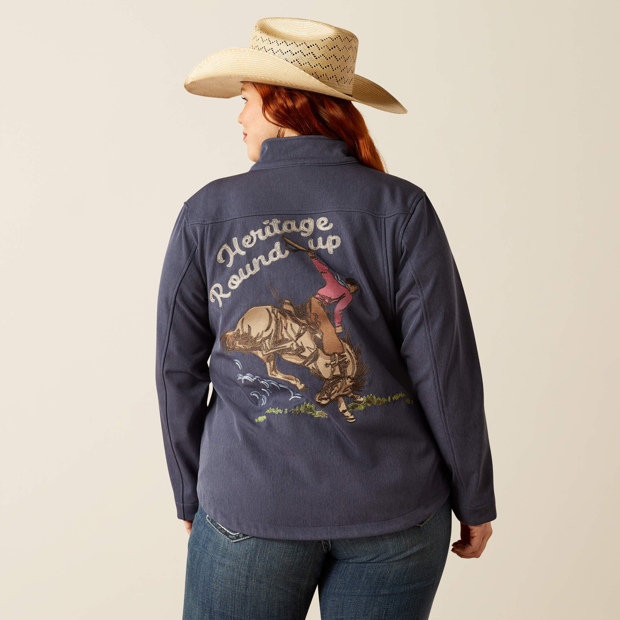 New Team Heritage Jacket Women - RIVERSIDE CHAMBRAY