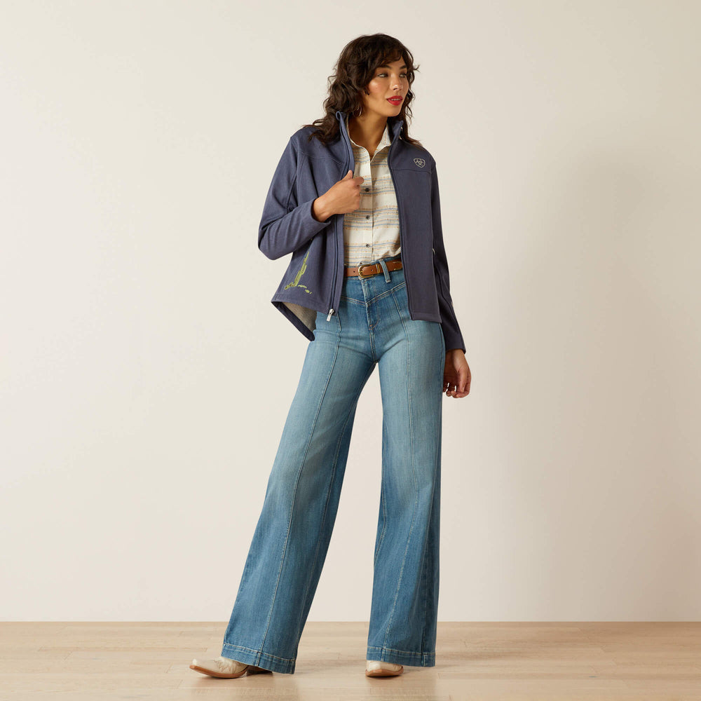 New Team Heritage Jacket Women - RIVERSIDE CHAMBRAY