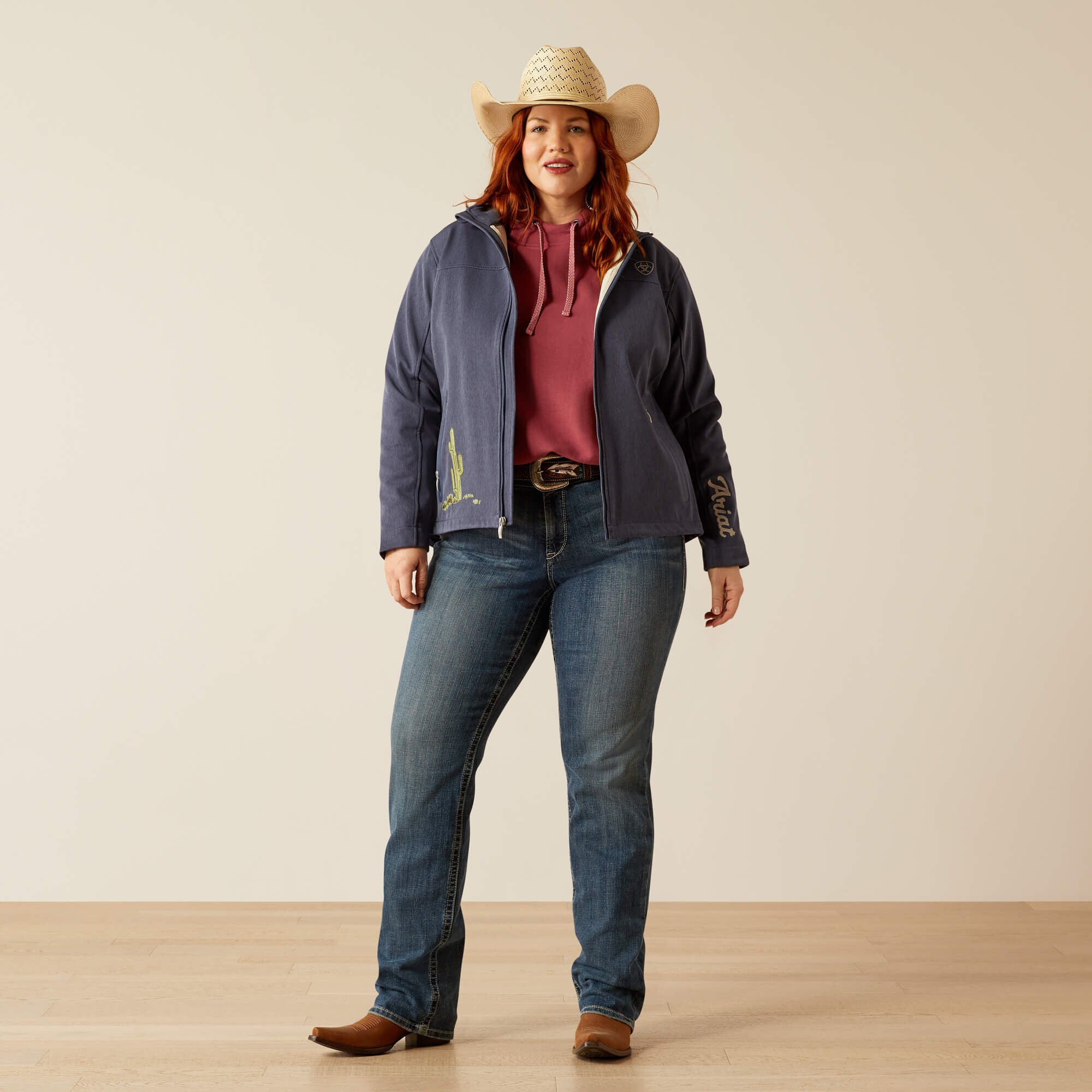 New Team Heritage Jacket Women - RIVERSIDE CHAMBRAY