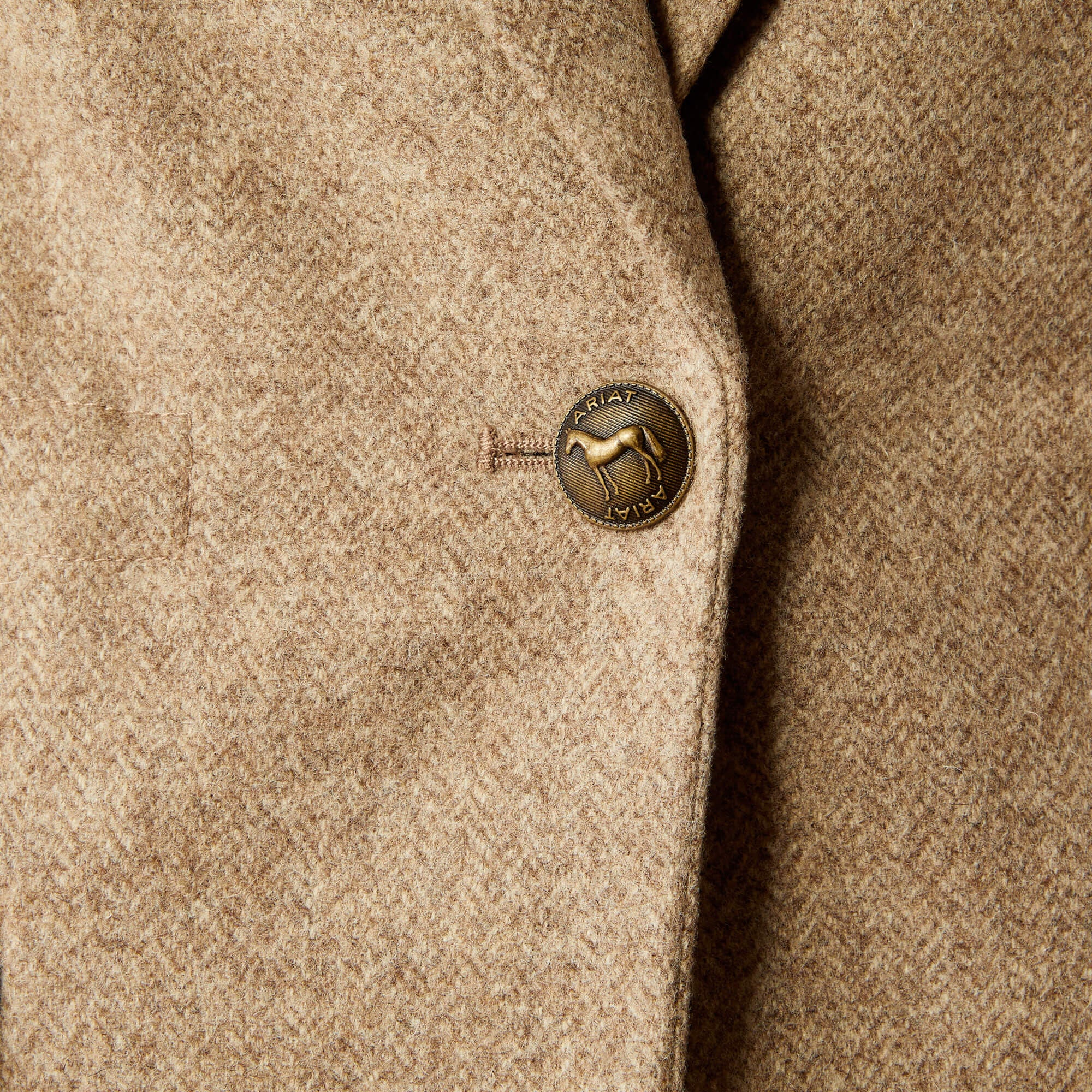 Dornie Blazer Women - CAMEL HERRINGBONE