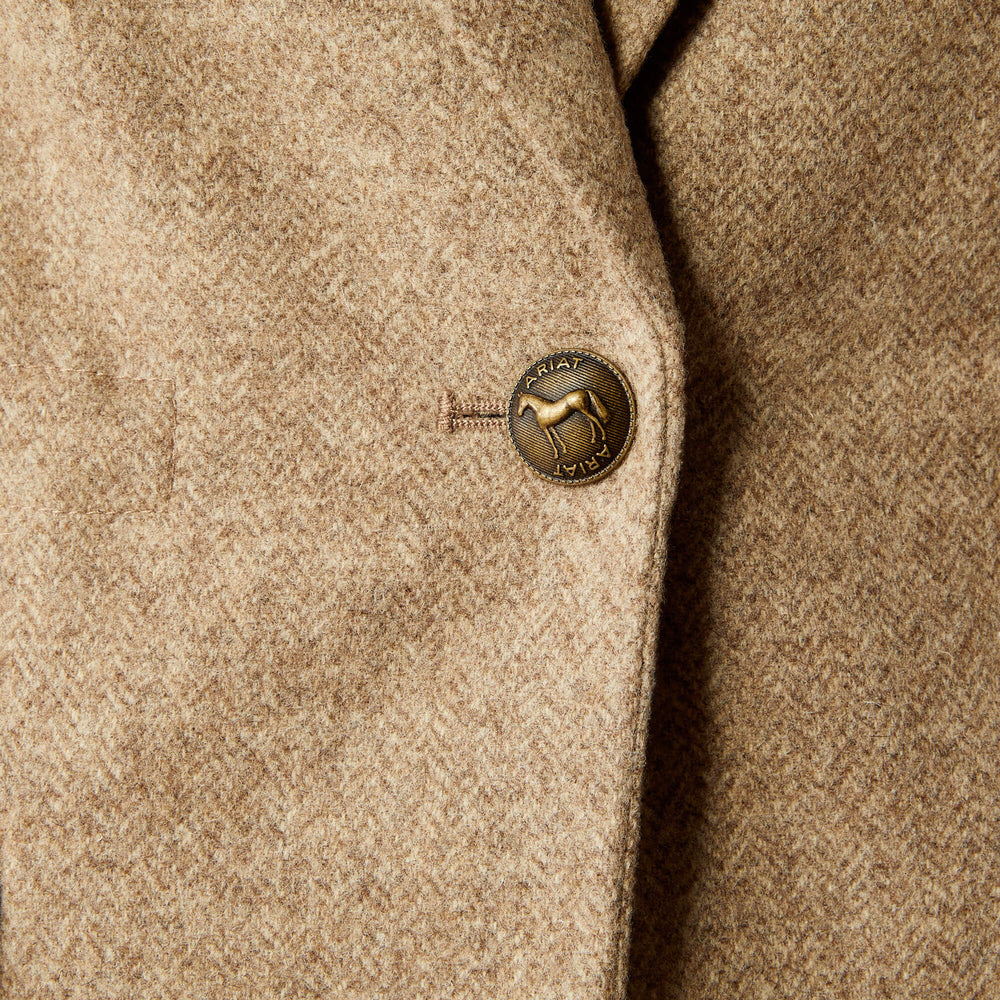 Dornie Blazer Women - CAMEL HERRINGBONE