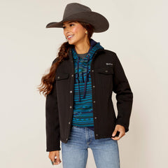 Berber Back Softshell Jacket Women - BLACK