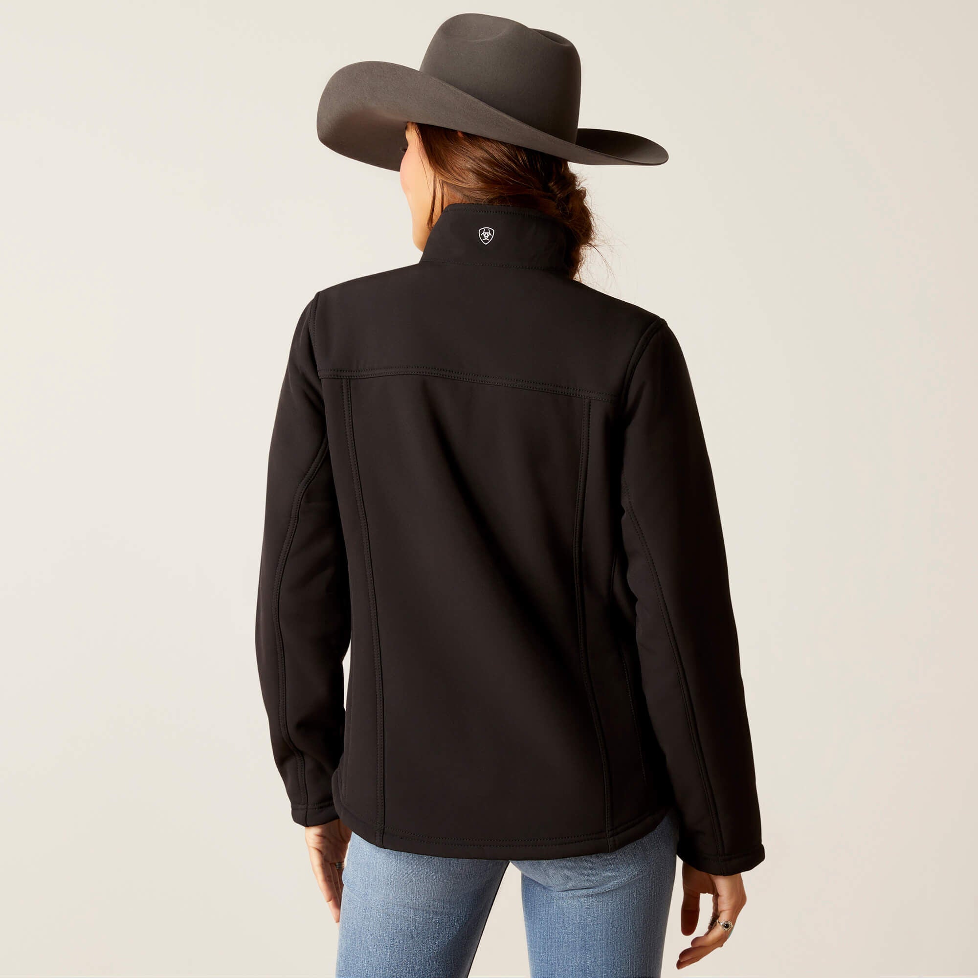 Berber Back Softshell Jacket Women - BLACK