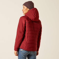 Rebar Valkyrie Stretch Canvas Insulated Jacket Women - CABERNET