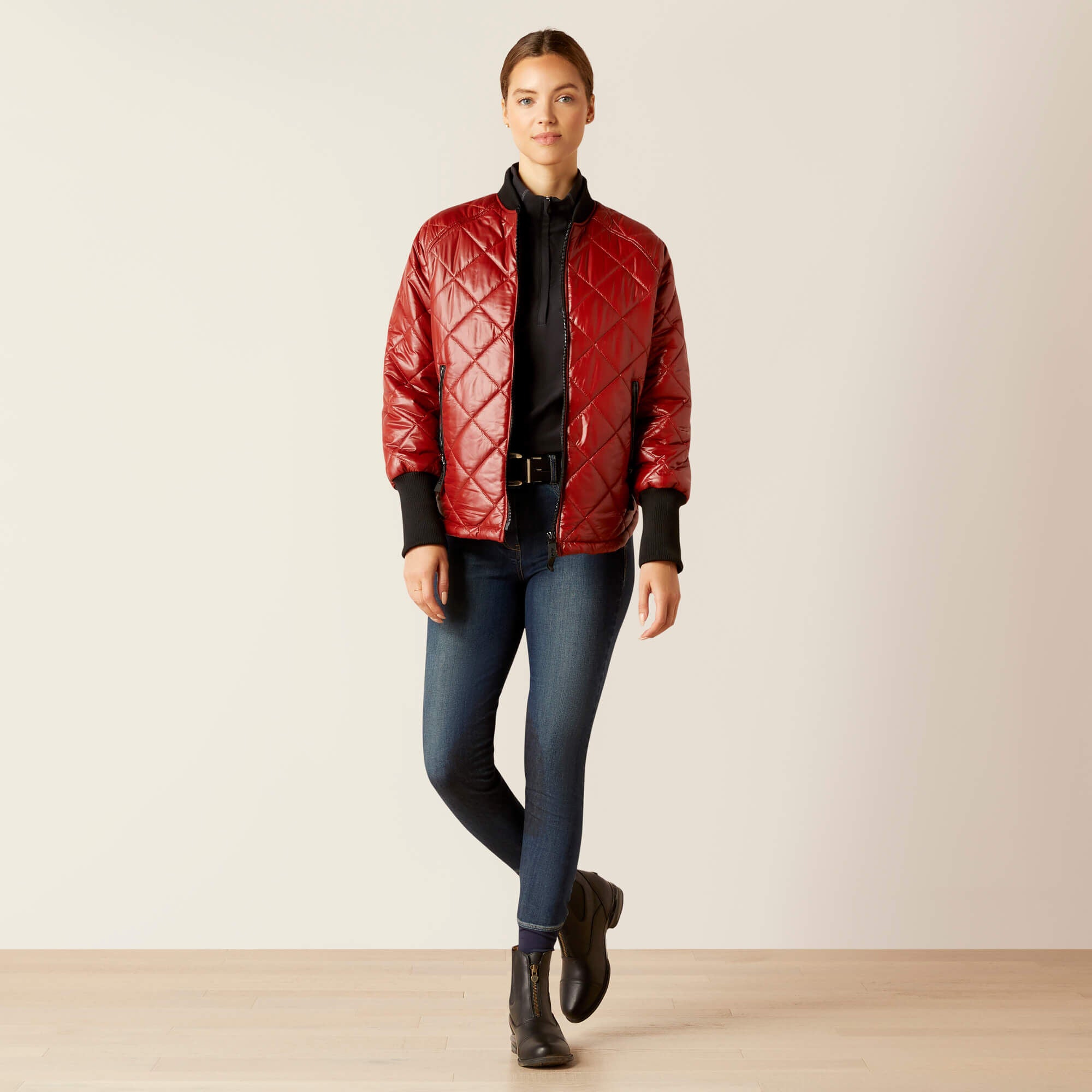 Charlie Insulated Jacket Women - FIRED BRICK