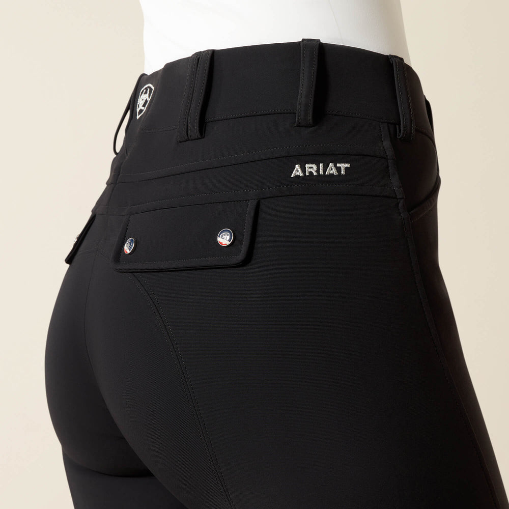 Tri Factor Grip Knee Patch Breech Women - BLACK