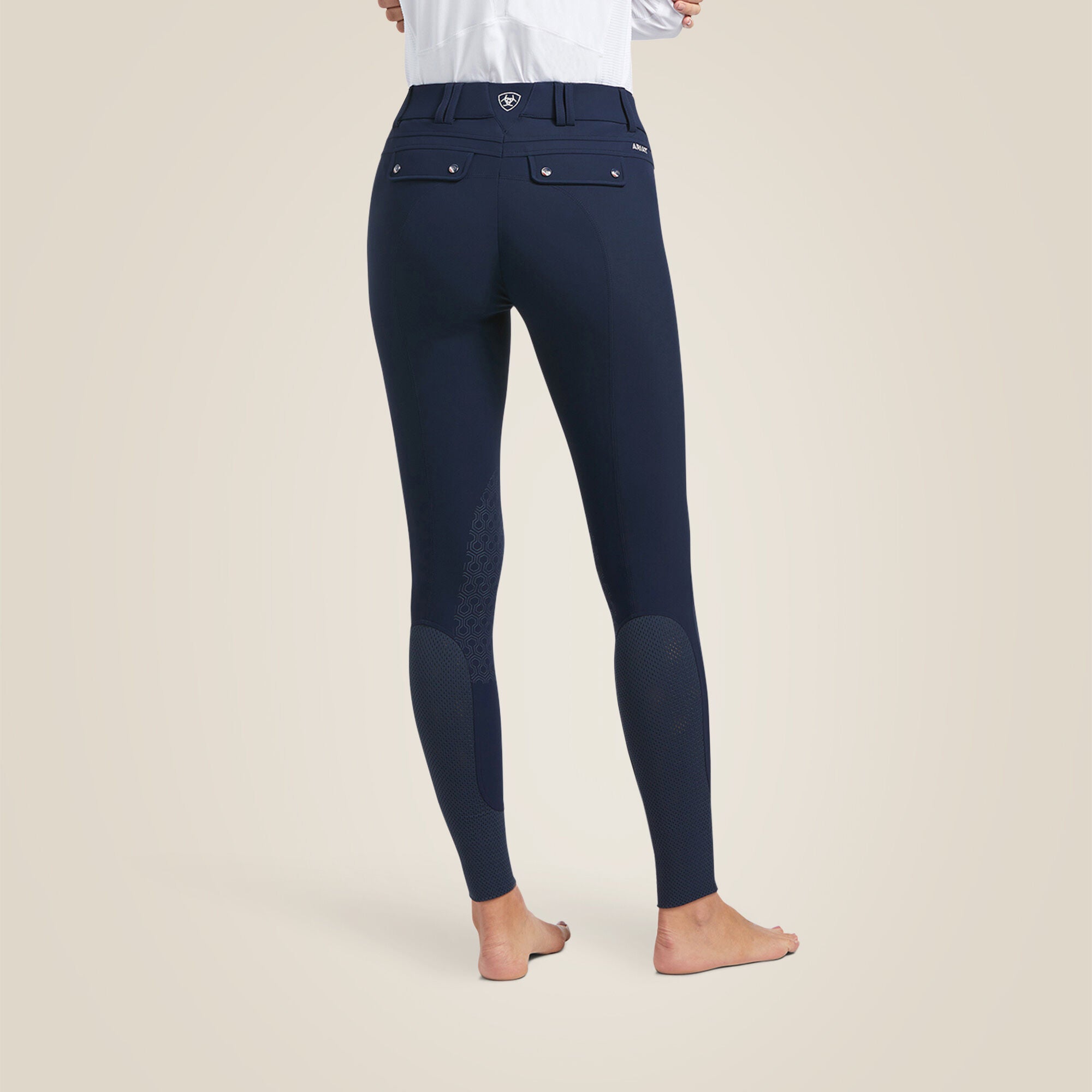 Tri Factor Grip Knee Patch Breech Women - NAVY