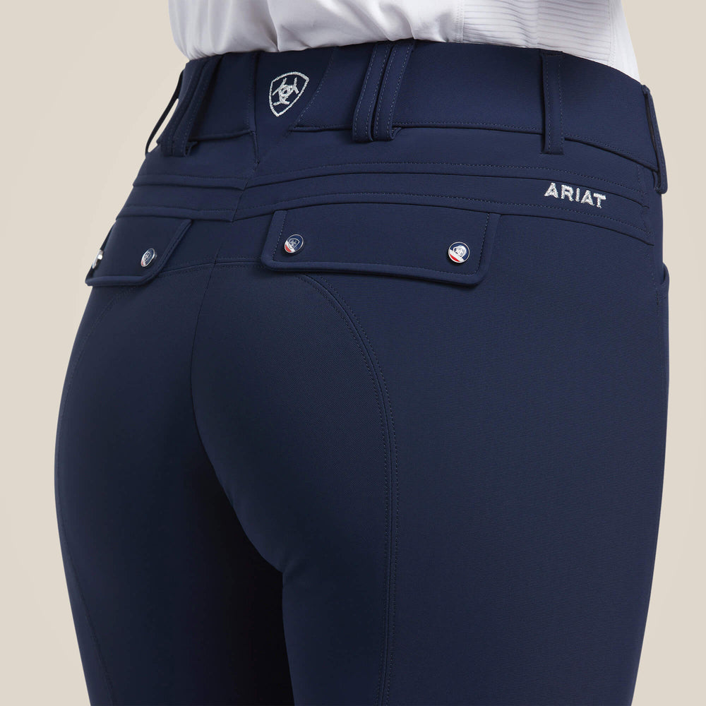 Tri Factor Grip Knee Patch Breech Women - NAVY
