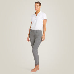 Tri Factor Grip Knee Patch Breech Women - PLUM GREY