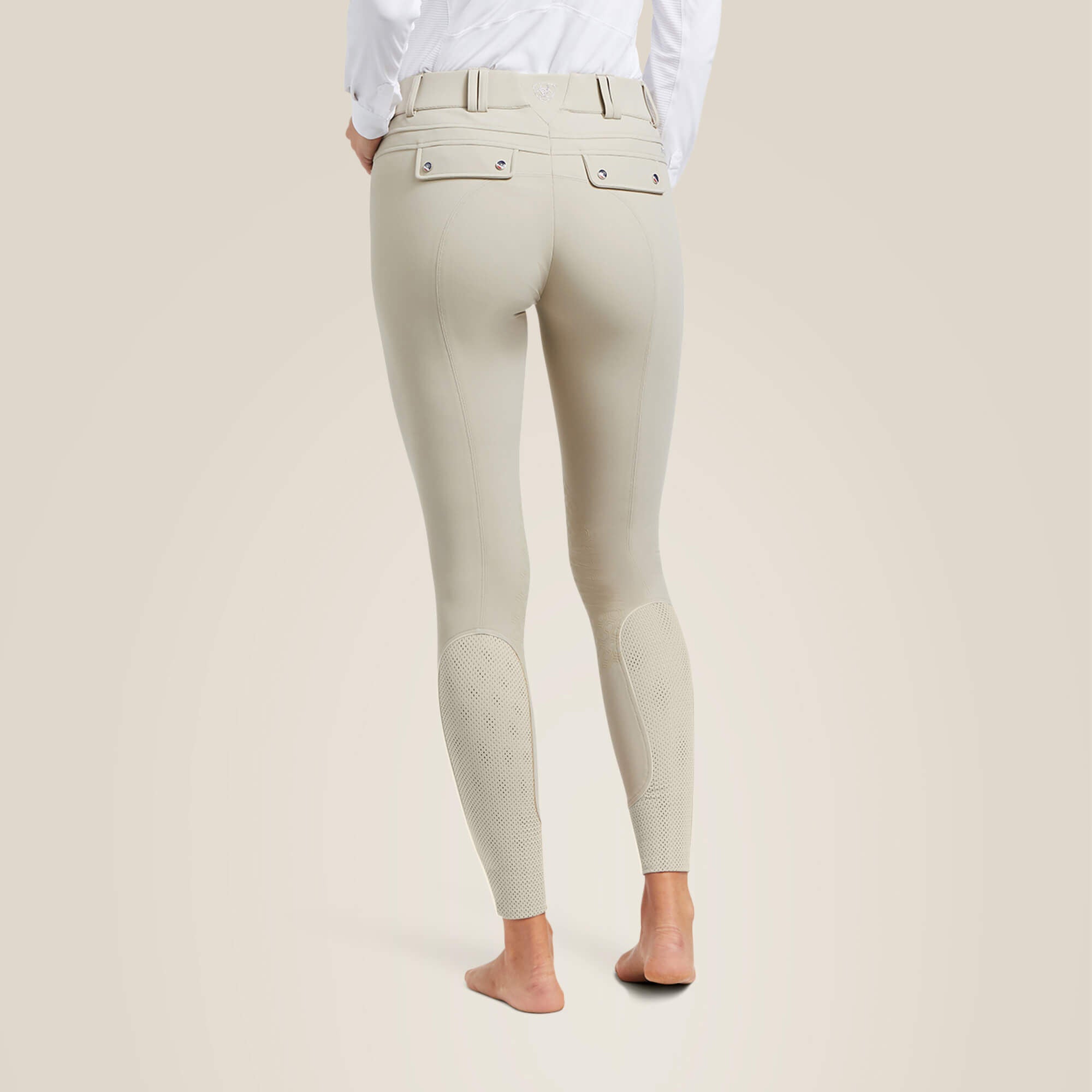 Tri Factor Grip Knee Patch Breech Women - TAN
