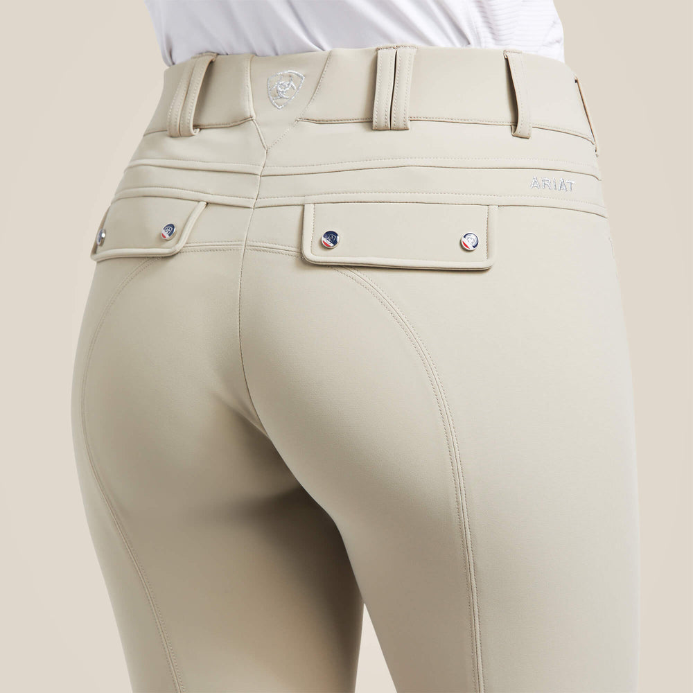 Tri Factor Grip Knee Patch Breech Women - TAN