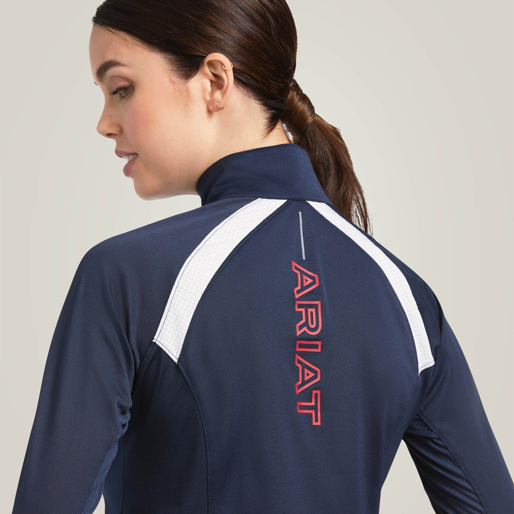 Sunstopper 2.0 Team 1/4 Zip Baselayer Women - TEAM