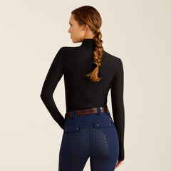 Lowell 3.0 1/4 Zip Baselayer Women - BLACK