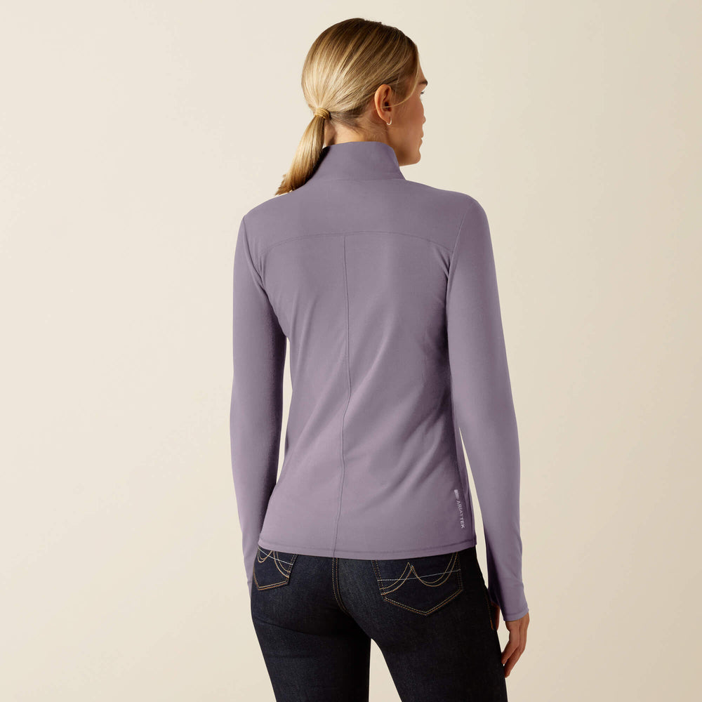 Lowell 3.0 1/4 Zip Baselayer Women - PURPLE ASH