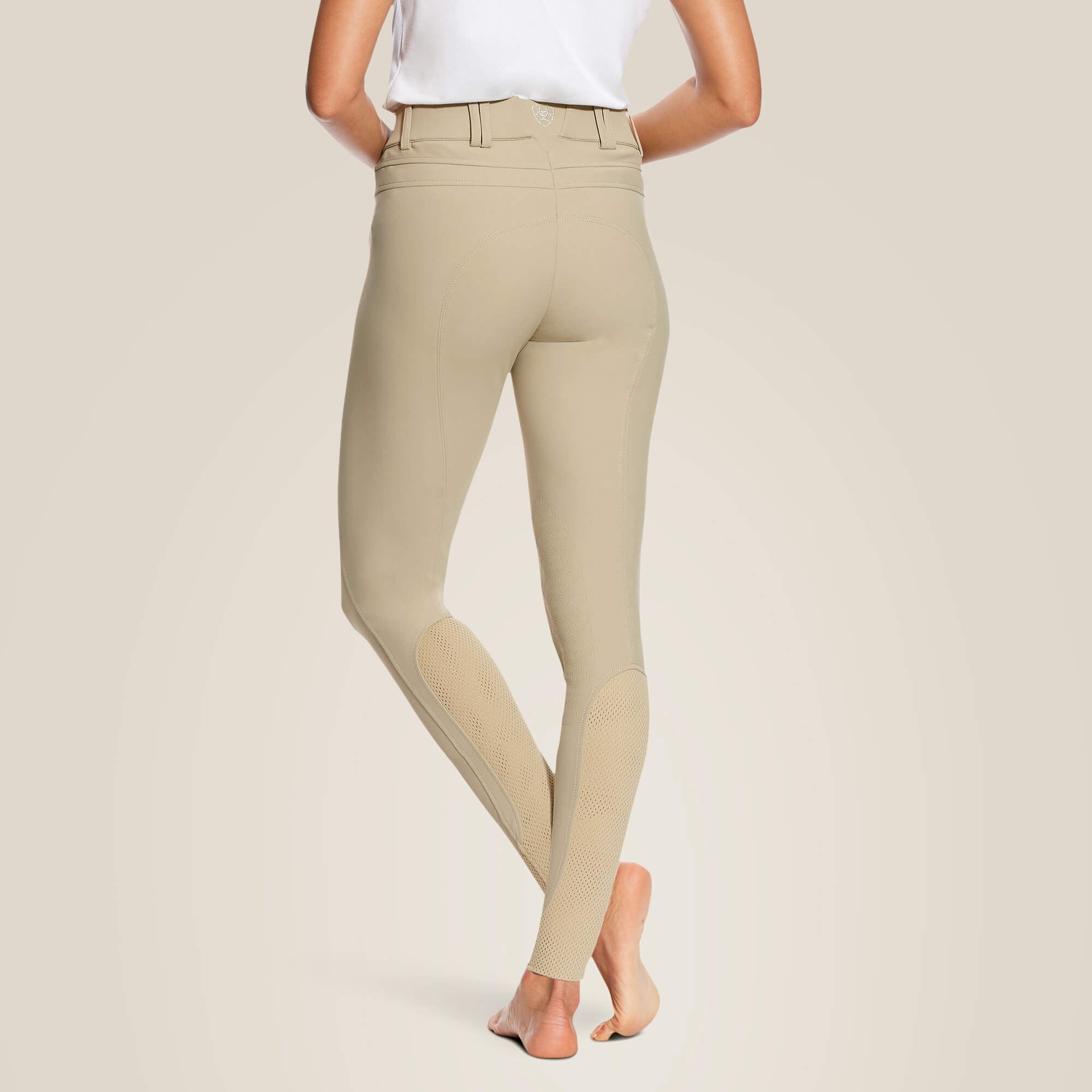 Tri Factor EQ Grip Knee Patch Breech Women - TAN