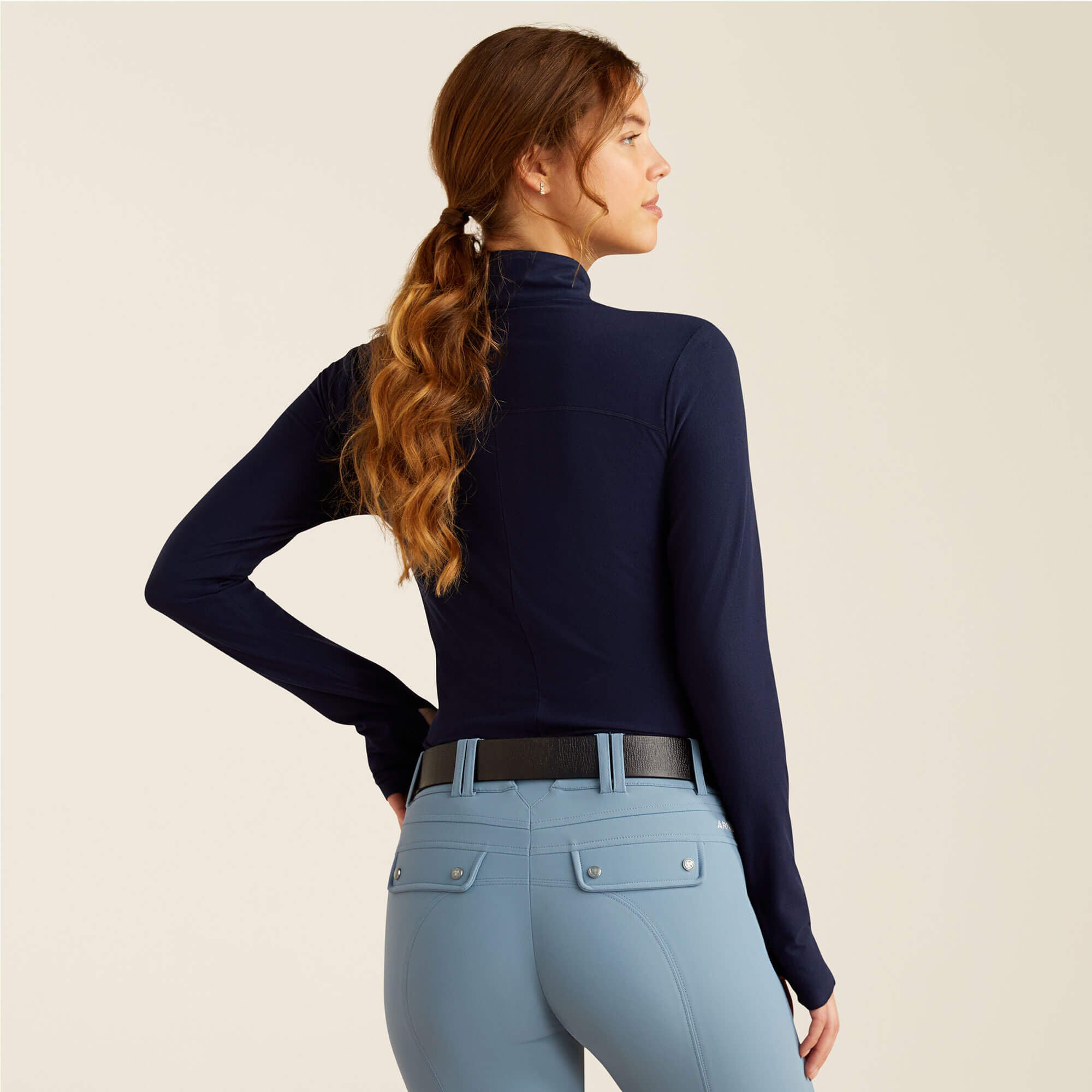 Lowell 3.0 1/4 Zip Baselayer Women - NAVY ECLIPSE