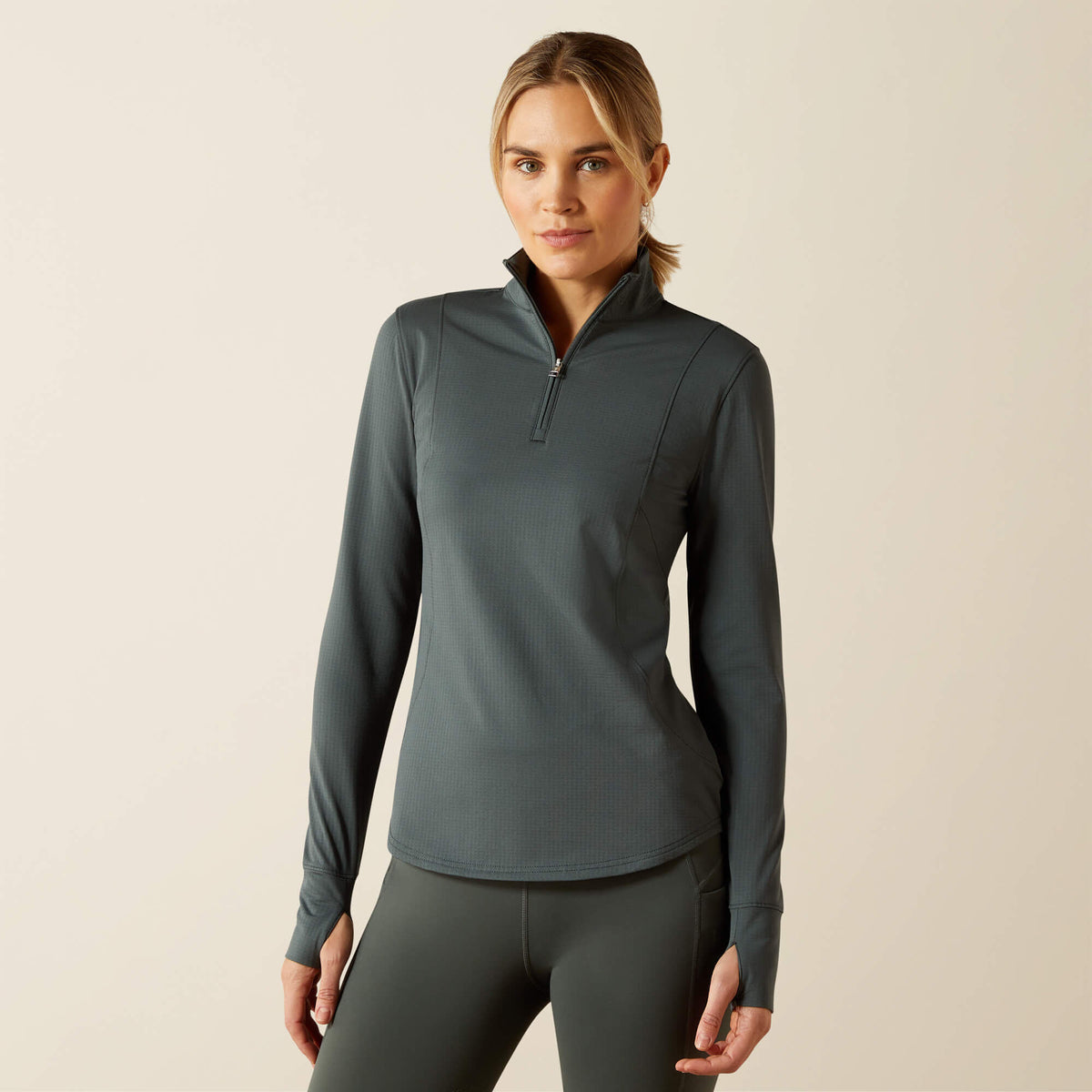 Gridwork 2.0 1/4 Zip Baselayer Women - URBAN CHIC