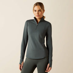 Gridwork 2.0 1/4 Zip Baselayer Women - URBAN CHIC