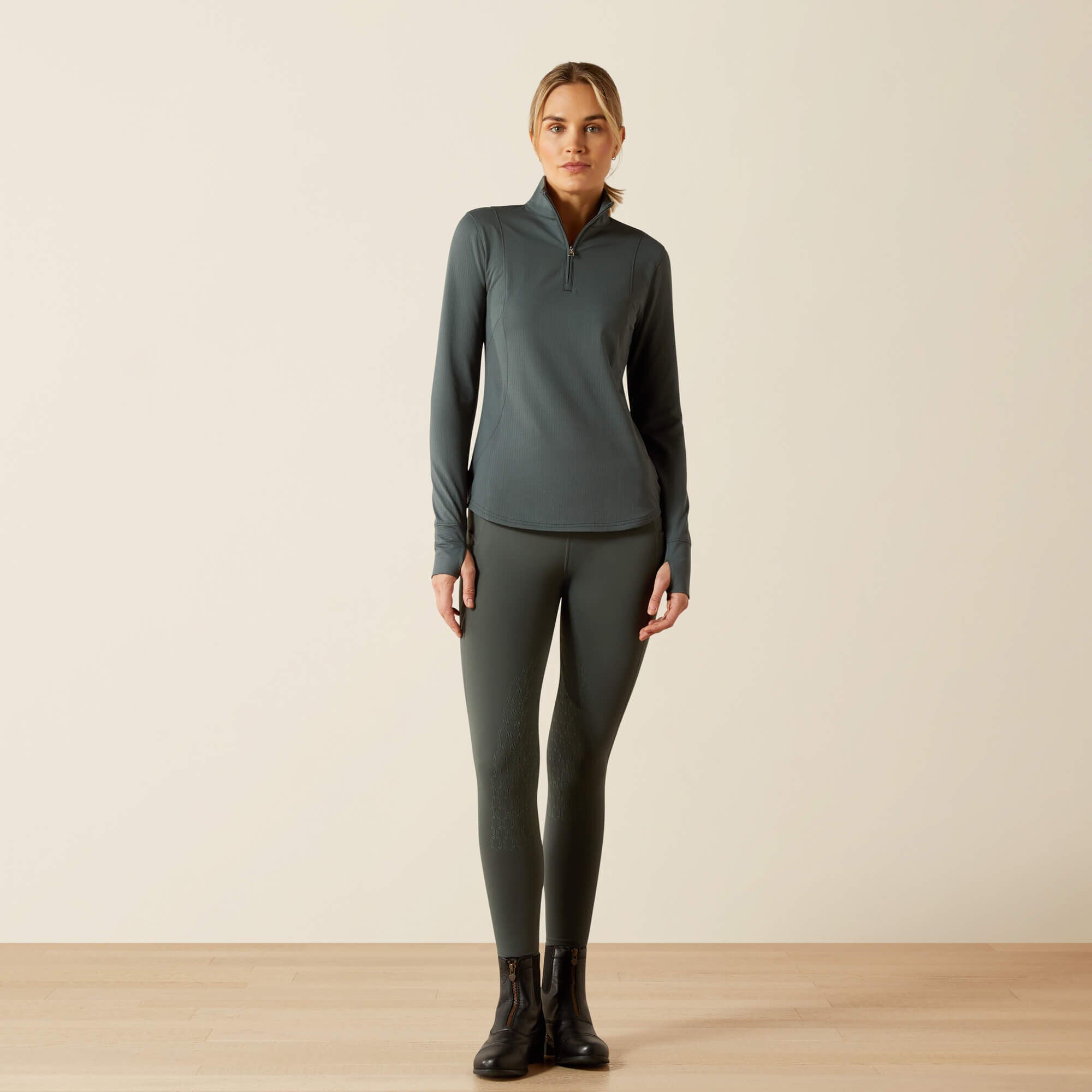 Gridwork 2.0 1/4 Zip Baselayer Women - URBAN CHIC