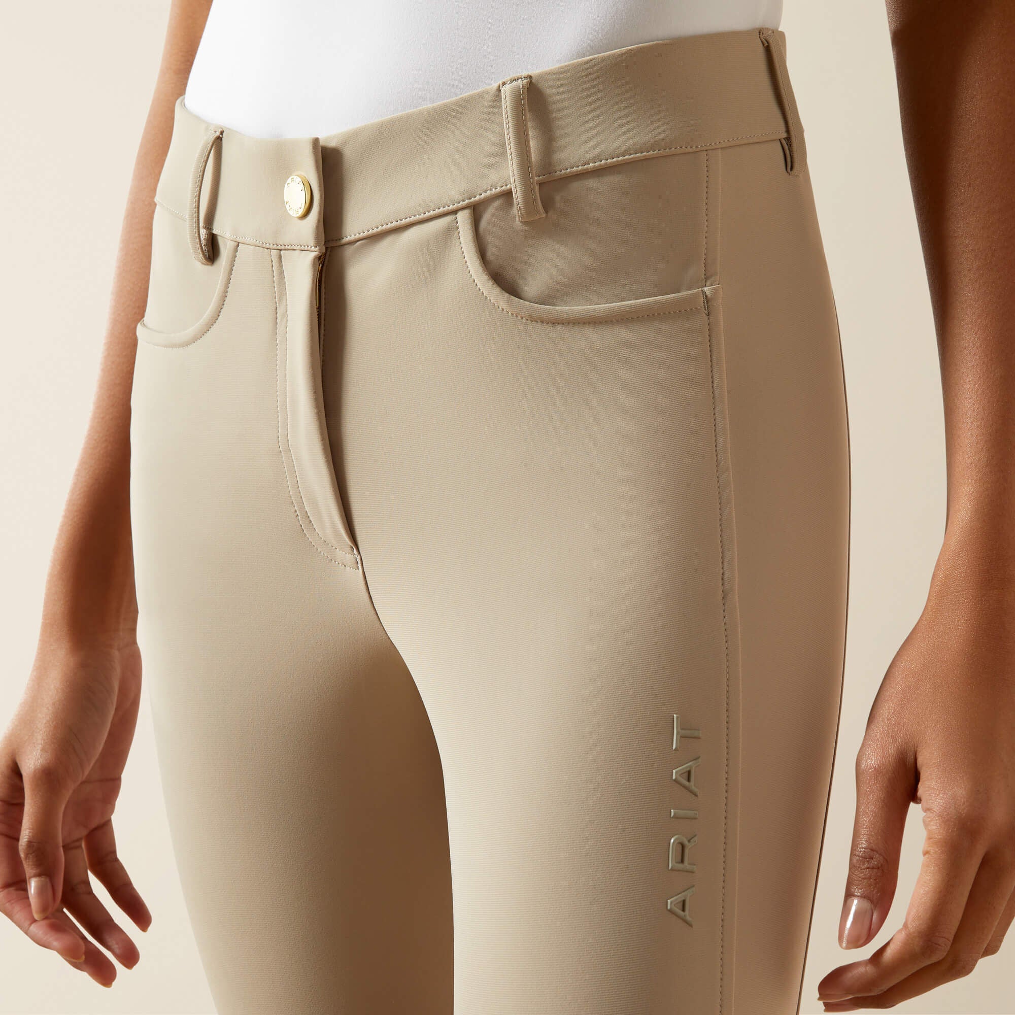 Tri Factor NT Knee Patch Breech Women - OLYMPIA TAN