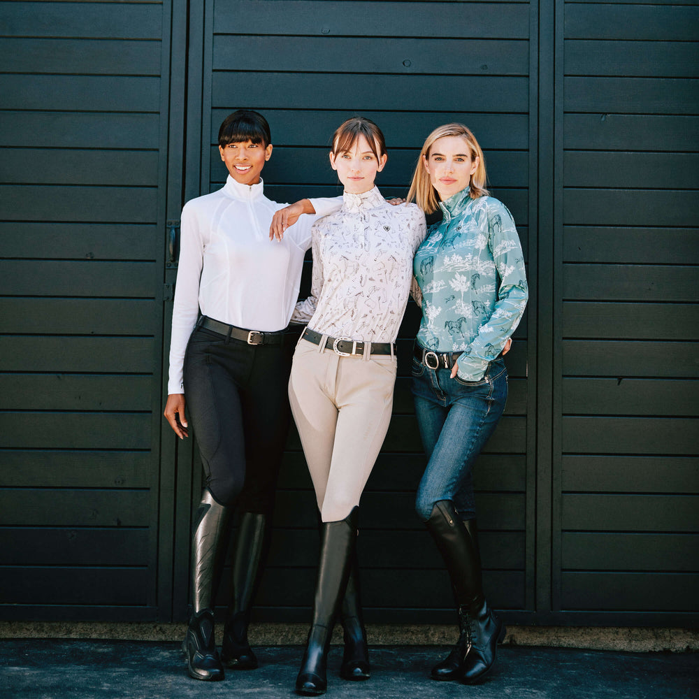 Halo Denim Knee Patch Breech Women - MARINE