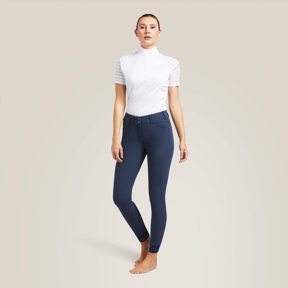 Tri Factor Grip Knee Patch Breech Women - BLUE NIGHTS