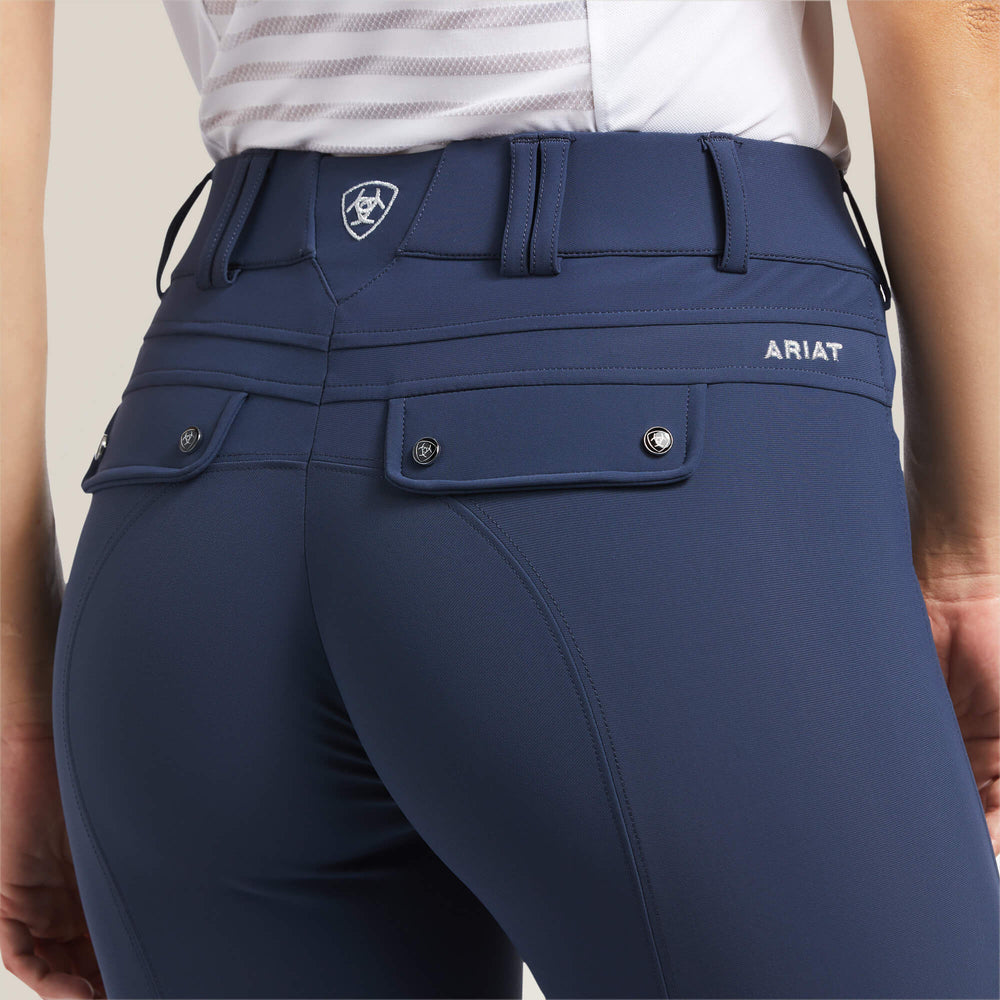 Tri Factor Grip Knee Patch Breech Women - BLUE NIGHTS