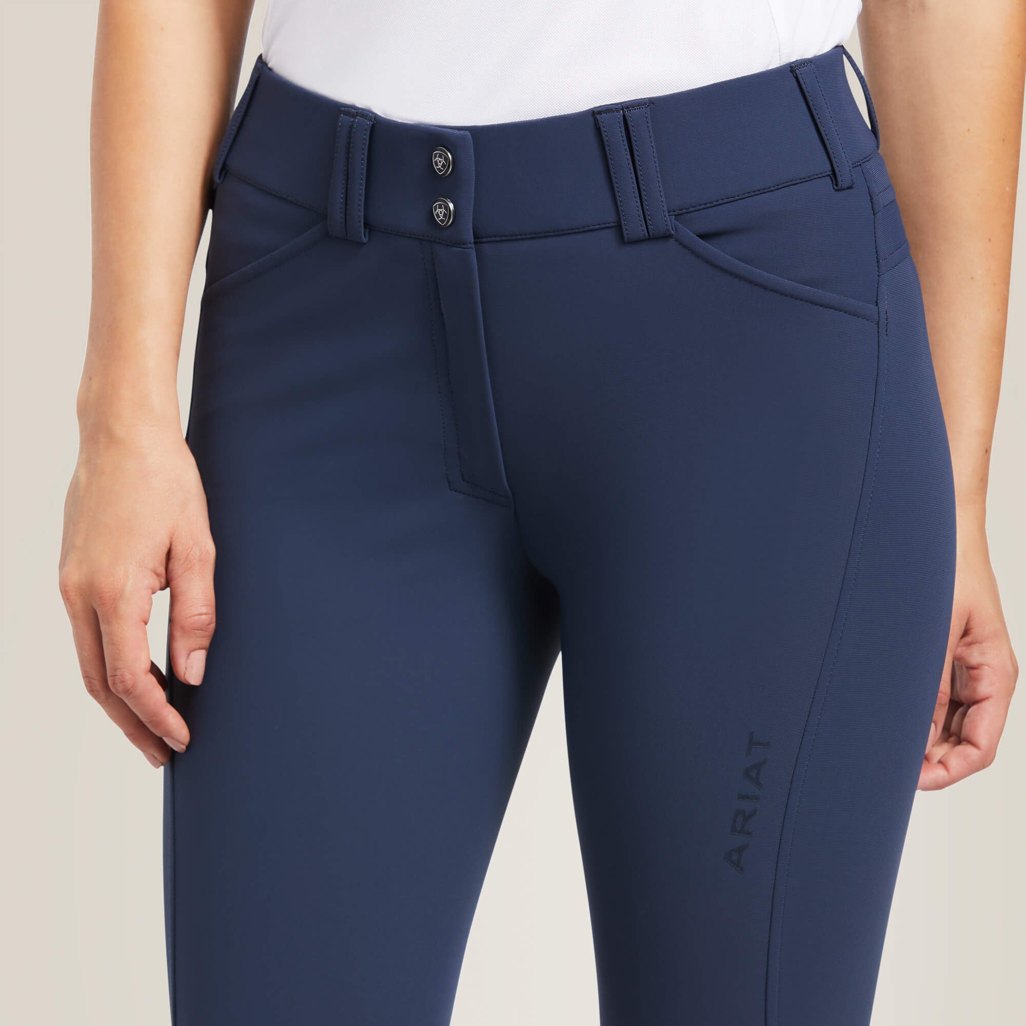 Tri Factor Grip Knee Patch Breech Women - BLUE NIGHTS