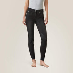 Halo B Denim Knee Patch Breech Women - BLACK RINSE