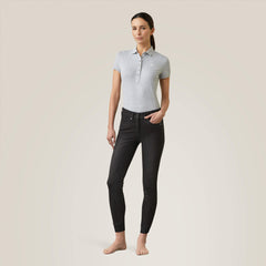 Halo B Denim Knee Patch Breech Women - BLACK RINSE