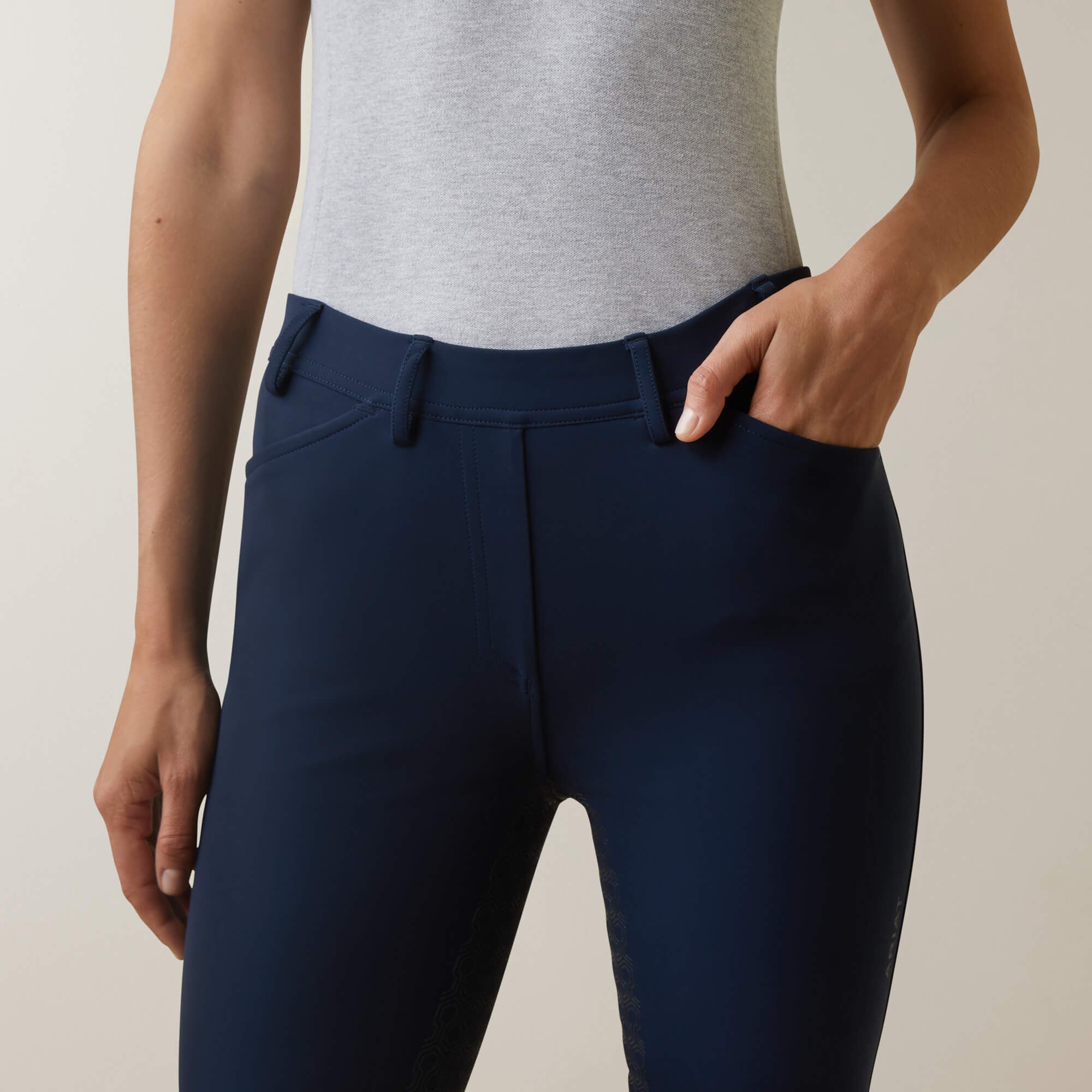 Tri Factor Pull-On Full Seat Breech Women - NAVY