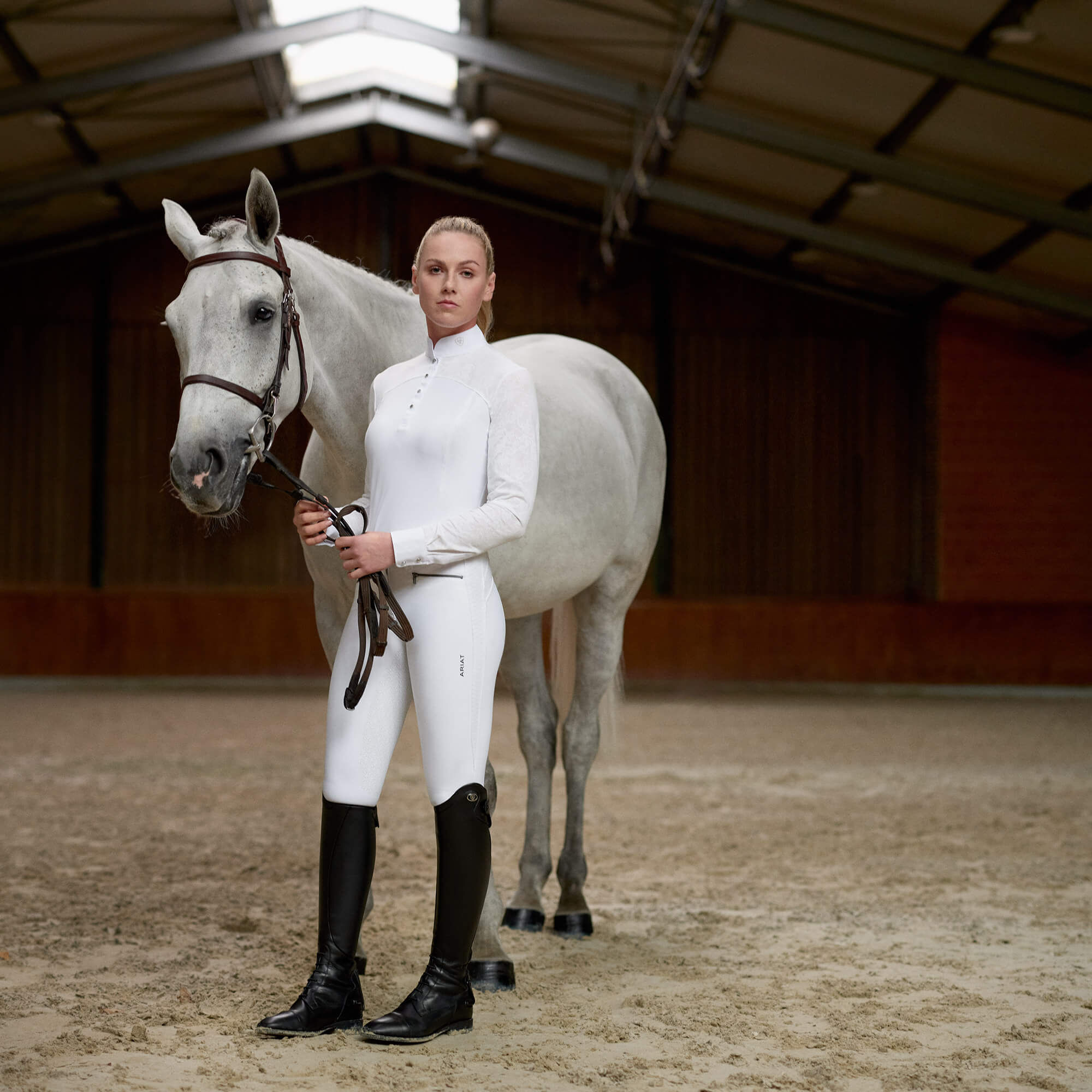 Tri Factor X Bellatrix Full Seat Breech Women - WHITE