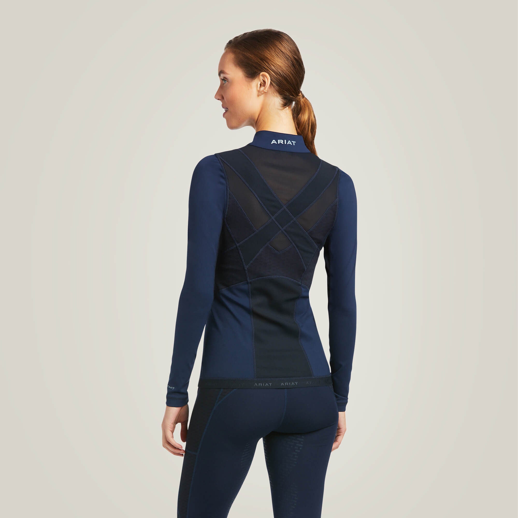 Ascent 1/4 Zip Baselayer Women - NAVY