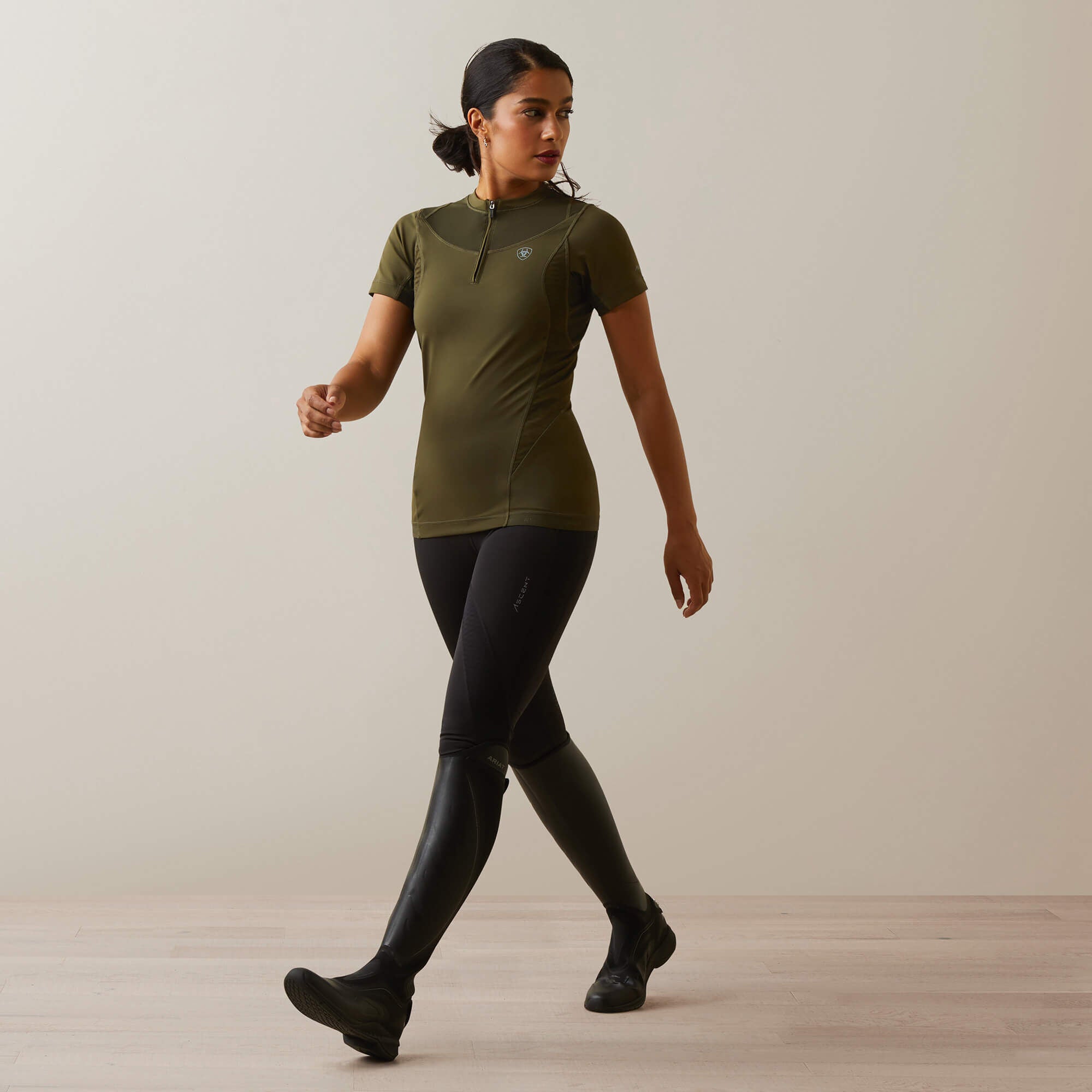 Ascent 1/4 Zip Baselayer Women - RELIC