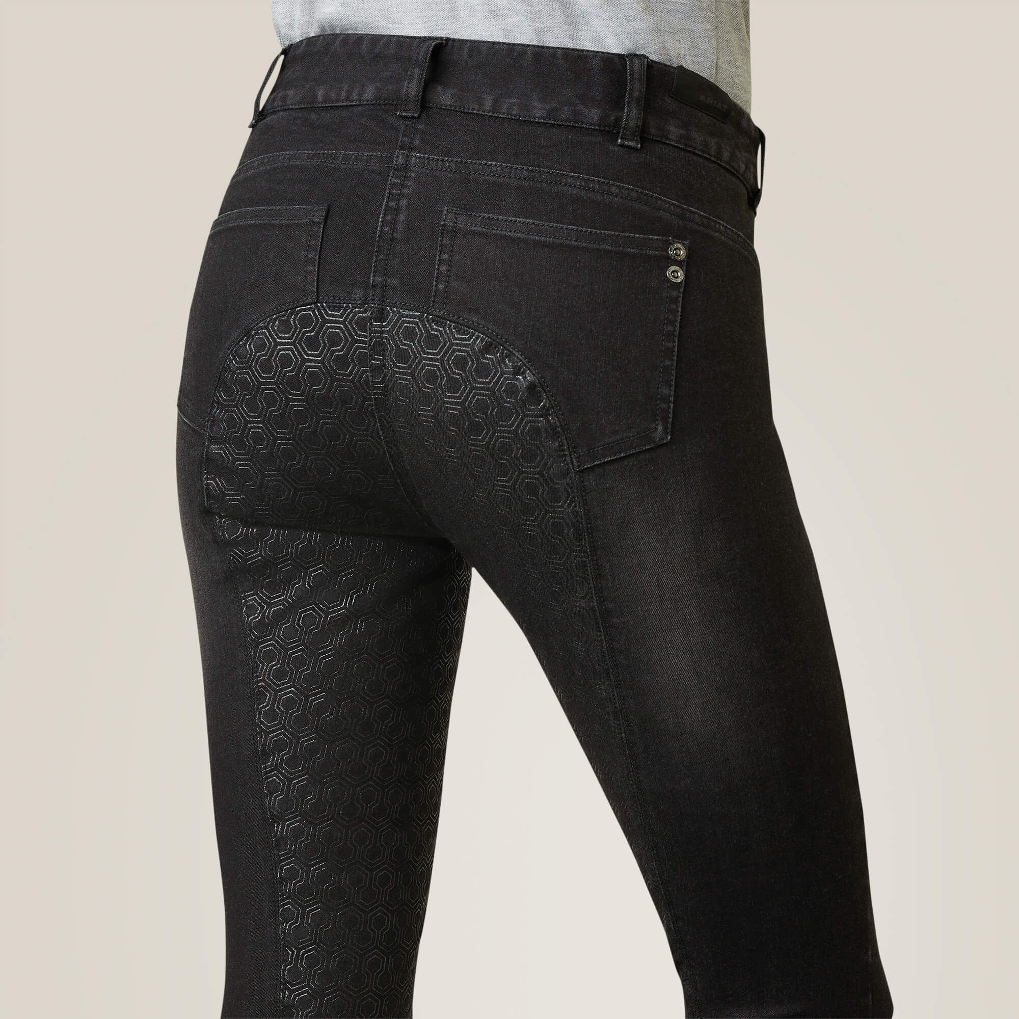 Halo B Denim Full Seat Breech Women - BLACK RINSE