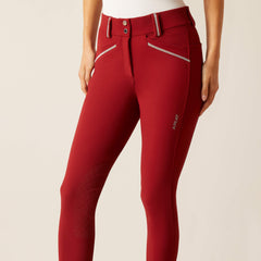Tri Factor Grace Knee Patch Breech Women - SUN-DRIED TOMATO