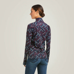 Lowell 2.0 1/4 Zip Baselayer Women - TEAM PRINT