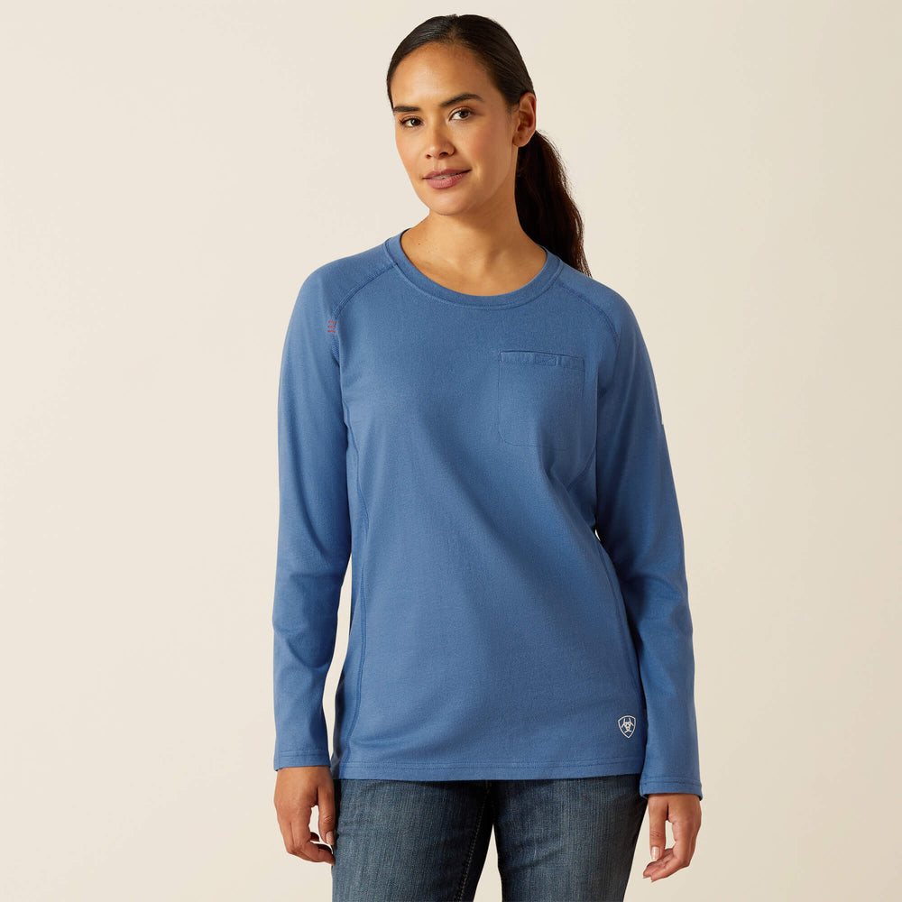 FR Air Crew T-Shirt Women - MEDIUM BLUE