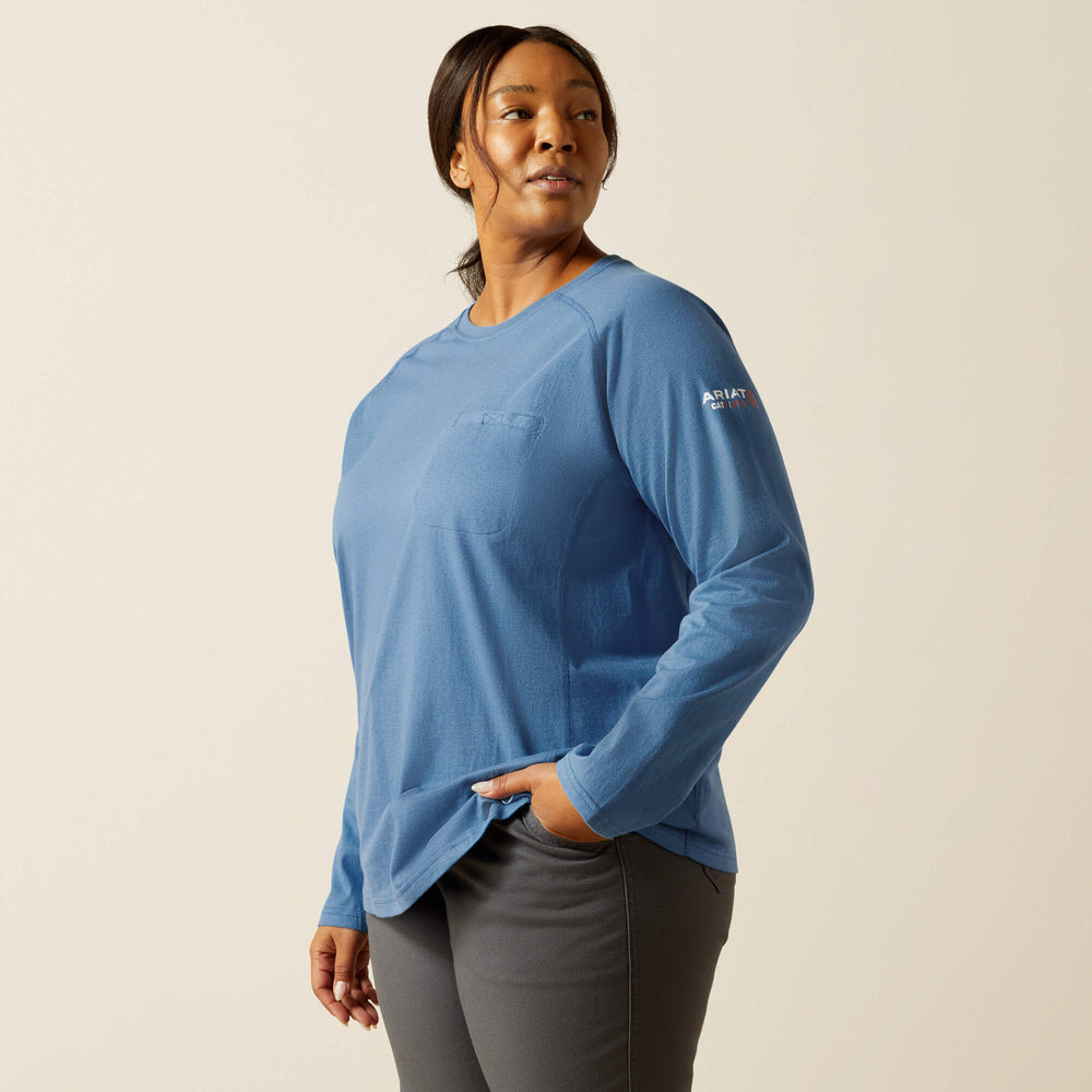 FR Air Crew T-Shirt Women - MEDIUM BLUE