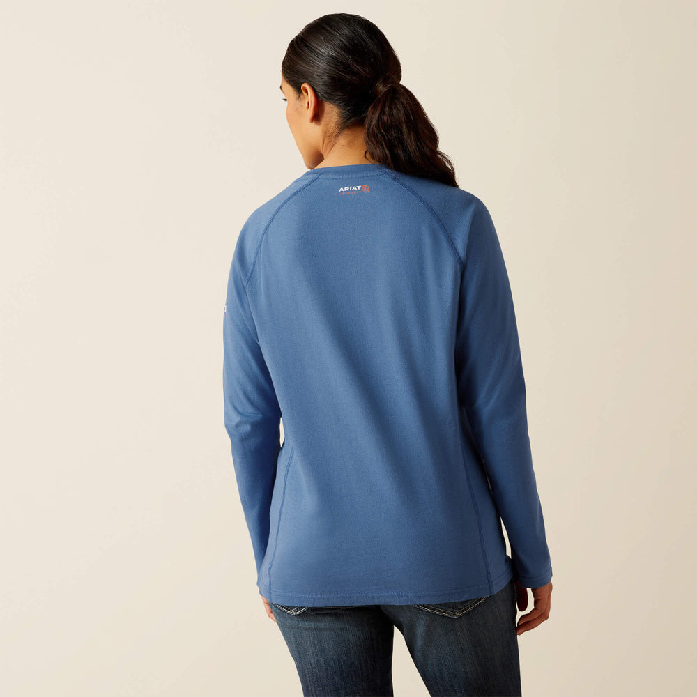 FR Air Crew T-Shirt Women - MEDIUM BLUE
